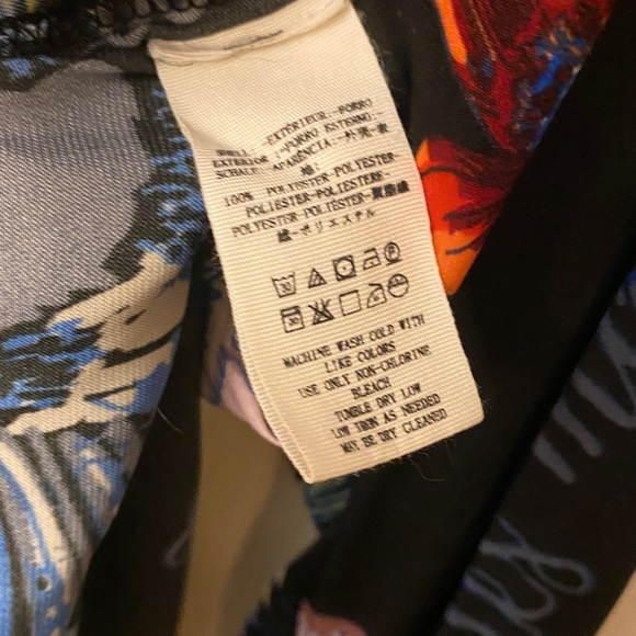 Free People Black Dress with Red and Blue Floral Design - Picture 10 of 10